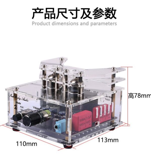 TDA7377 Hi-Fi Audio Stereo Tube Amplifier - Image 4
