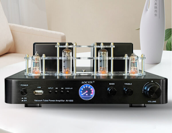 AOCON Retro Hi-Fi Audio Stereo Tube Amplifier