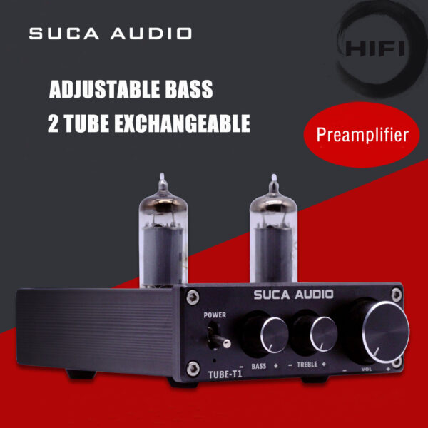 SUCA AUDIO 6K4 Pre Level Stereo Tube Amplifier With BASS TREBLE Adjust